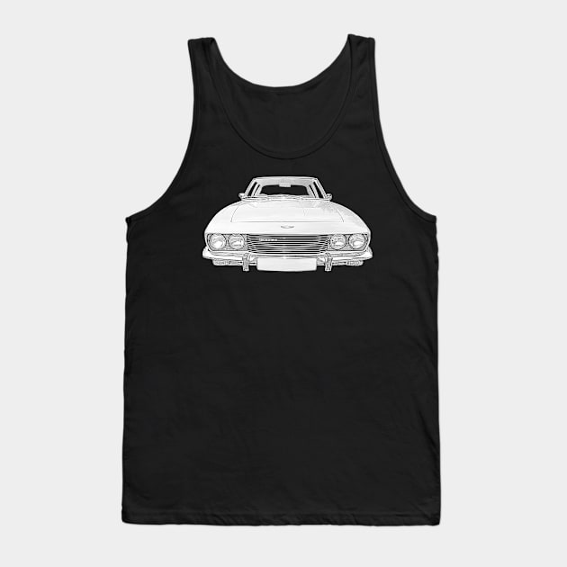 Jensen Interceptor 1970s British classic car Tank Top by soitwouldseem